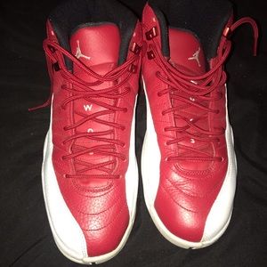 Retro 12 red and white